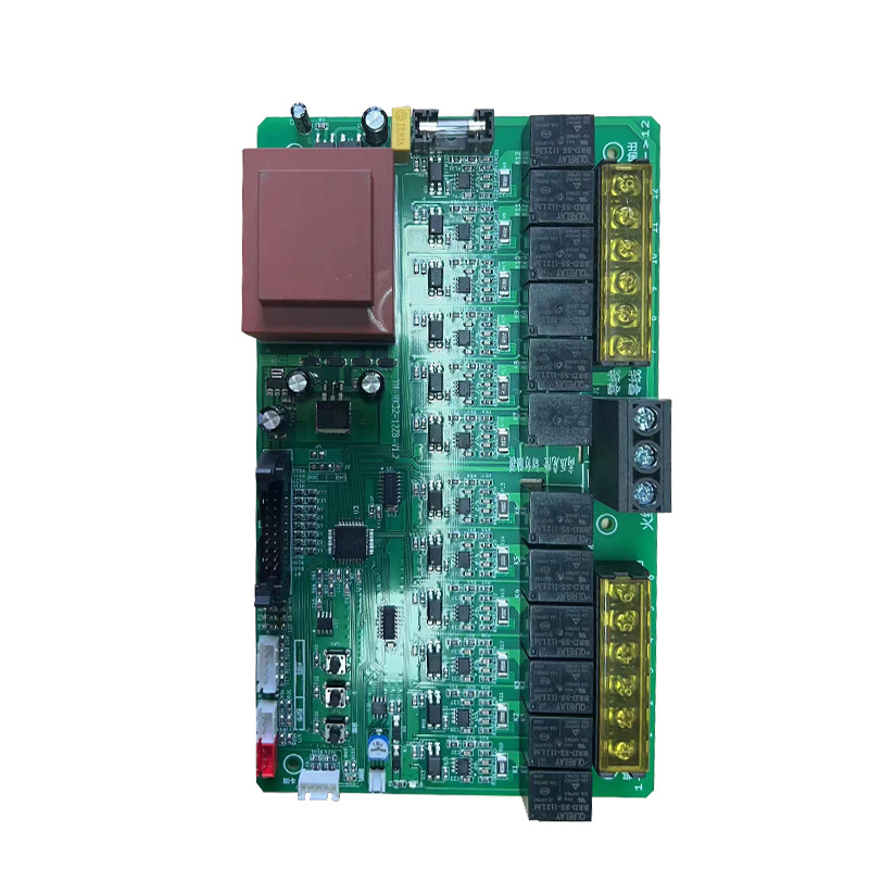 广西电瓶车12路充电桩PCBA电路板方案开发刷卡扫码控制板带后台小程序